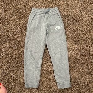 Gray Nike joggers